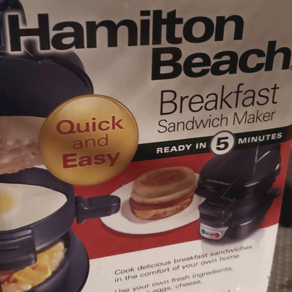 Hamilton Beach Breakfast Sandwich Maker